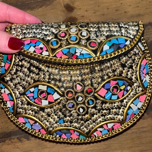 RAMLA Handbags - 🚨RAMLA👛NWOT authentic RAMLA handmade Moroccan mosaic evening bag.